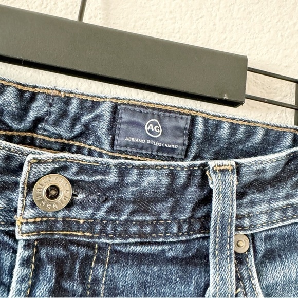 Adriano Goldschmied blue denim straight leg jeans size 33 x 26 - Picture 5 of 6